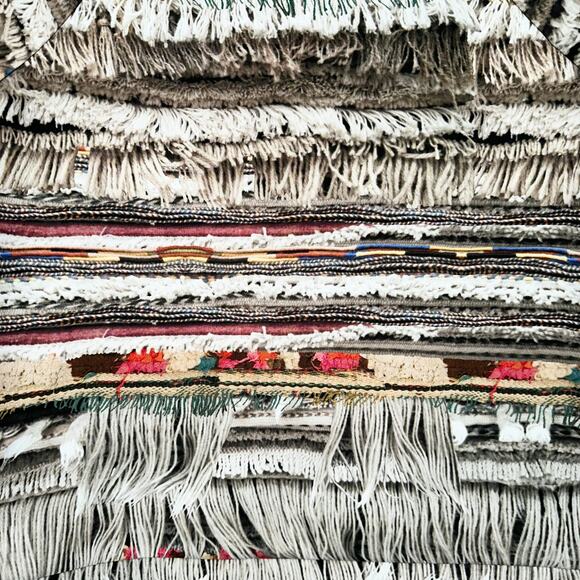 MARA HOFFMAN Neoprene Sweatshirt Fringe Photo Print Pullover Sweater - Picture 7 of 13